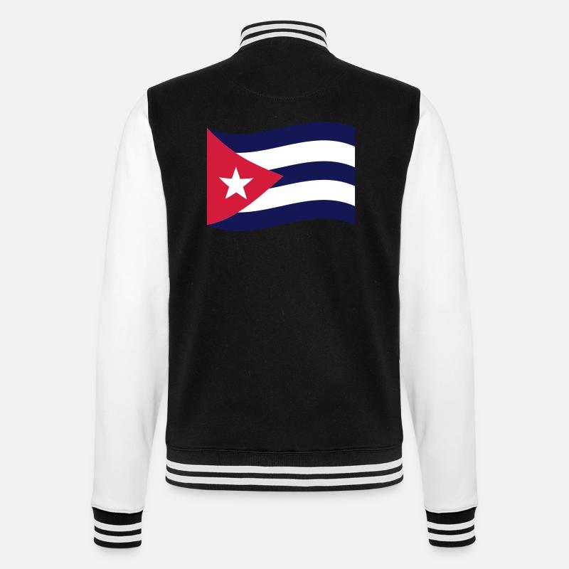 Cuba - Veste Teddy - noir/blanc