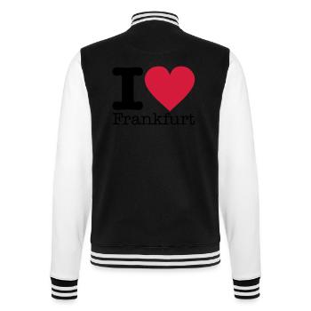 i_love_frankfurt_1 - Veste Teddy - noir/blanc - Dos - Marisol (170cm)