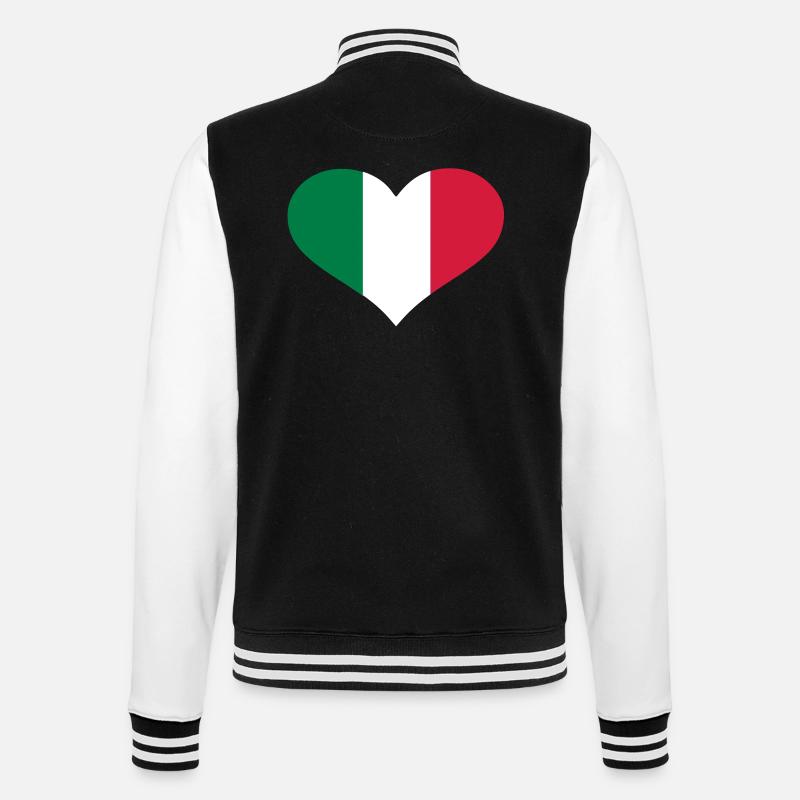 Mexiko - College-Sweatjacke - Schwarz/Weiß