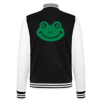 Frog - College Sweat Jacket - black/white - Back - Marisol (170cm)