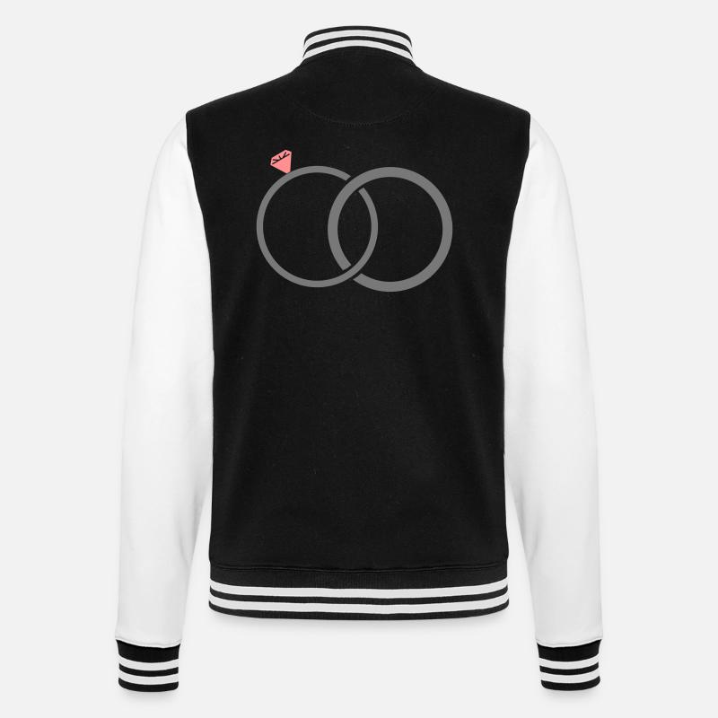 eheringe_2_2f - Veste Teddy - noir/blanc