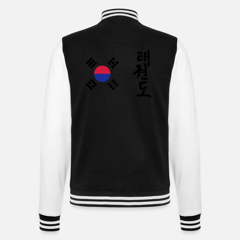 Taekwondo Taekwondoin Tae-Kwon-Do Tae Kwon Do - College-Sweatjacke - Schwarz/Weiß
