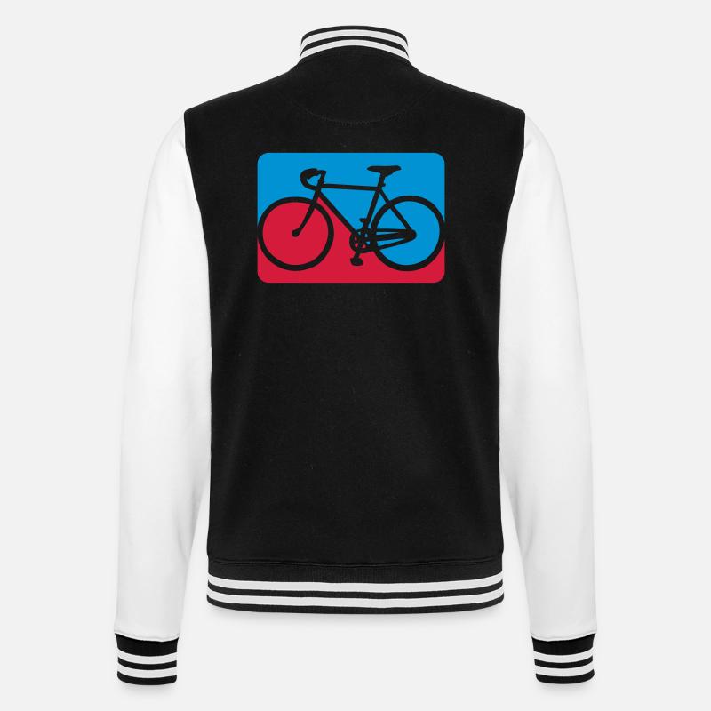vélo de course - Veste Teddy - noir/blanc