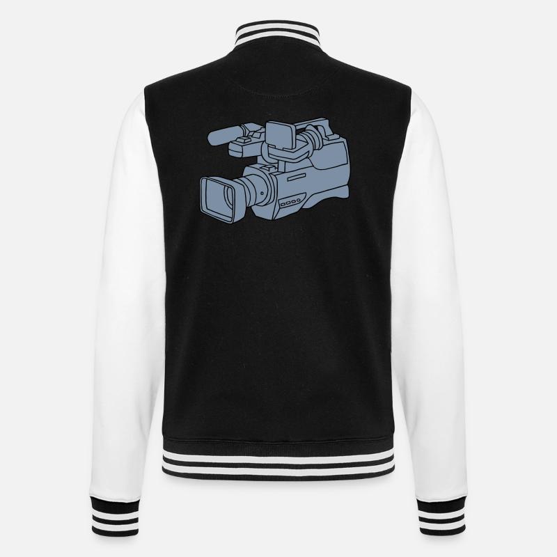 Caméra vidéo 2 - Veste Teddy - noir/blanc