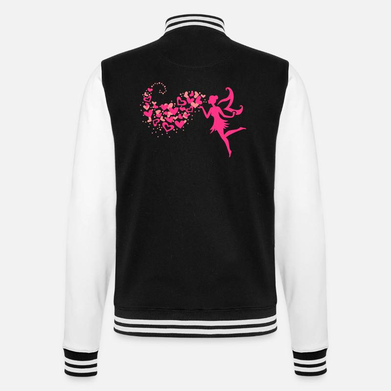 Amour féerique - Veste Teddy - noir/blanc