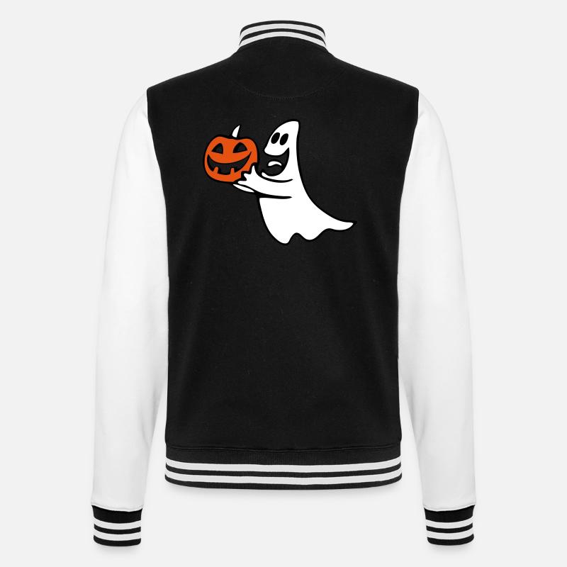 Ghost - College Sweat Jacket - black/white
