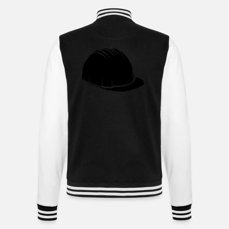 Casque de protection - Veste Teddy - noir/blanc
