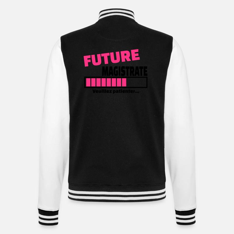 future magistrate - Veste Teddy - noir/blanc