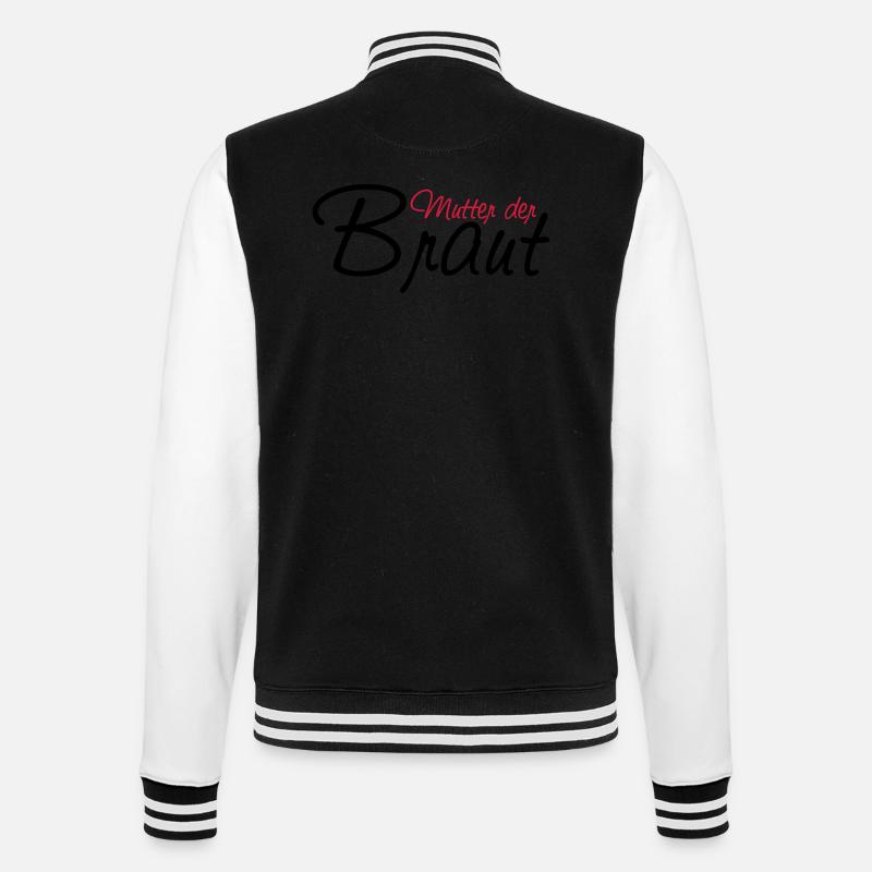 mutter_der_braut - College-Sweatjacke - Schwarz/Weiß