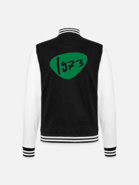 1973 - College Sweat Jacket - black/white