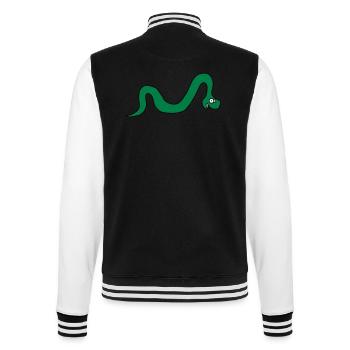 Funny Snake - Veste Teddy - noir/blanc - Dos - Marisol (170cm)