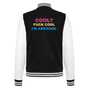 Cool - College-Sweatjacke - Schwarz/Weiß - Hinten - Marisol (170cm)