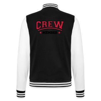 Cool Crew Member Logo Design - Veste Teddy - noir/blanc - Dos - Marisol (170cm)