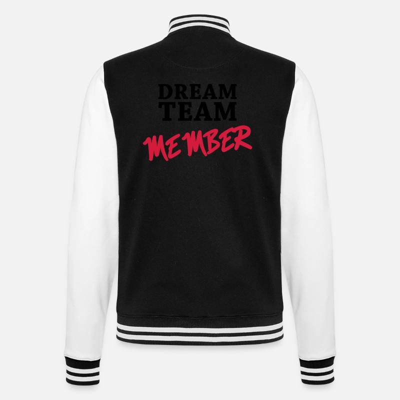 Dream Team Member - Veste Teddy - noir/blanc