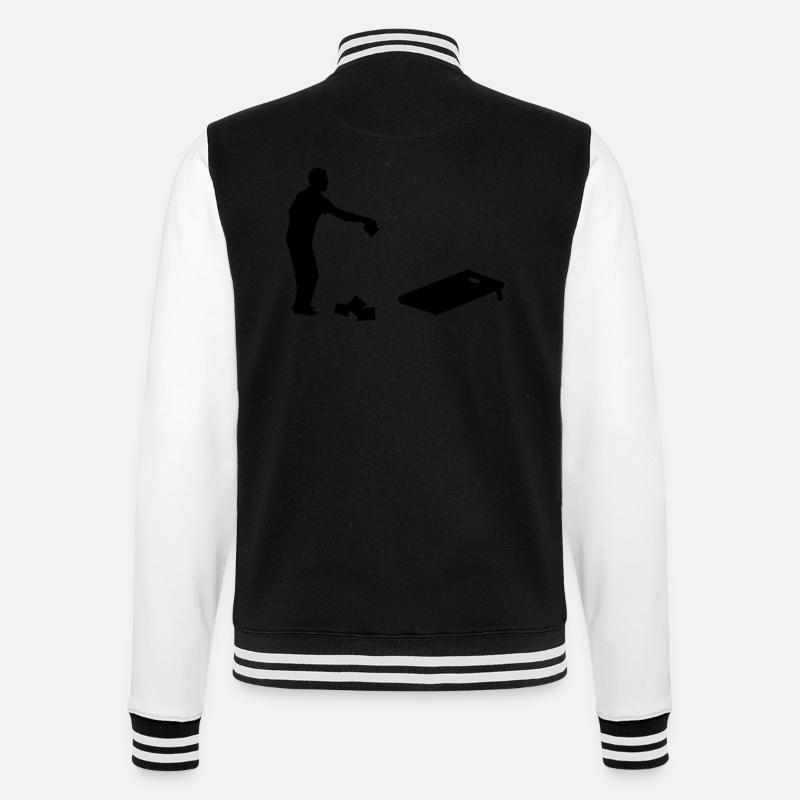 Cornhole - Veste Teddy - noir/blanc