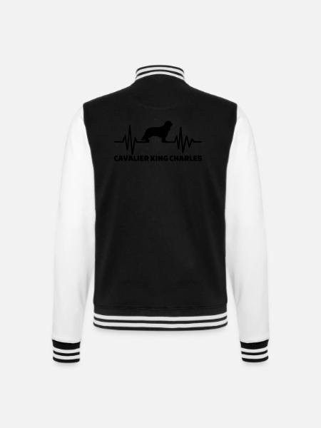 Cavalier King Charles - Veste Teddy - noir/blanc
