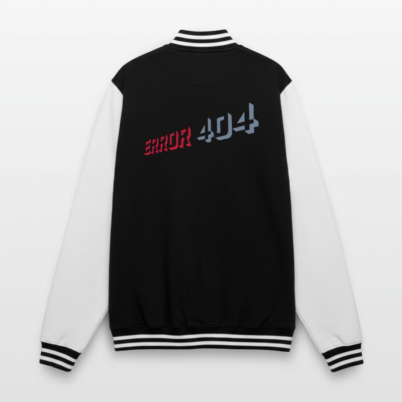 Error 404 Nerd Computer College Sweat Jacket