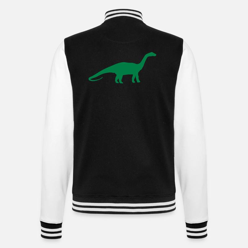 dino - College-Sweatjacke - Schwarz/Weiß