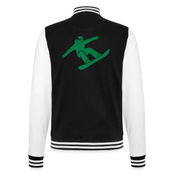 Snowboarders - Veste Teddy - noir/blanc - Dos - Marisol (170cm)