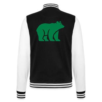 baer - College-Sweatjacke - Schwarz/Weiß - Hinten - Marisol (170cm)