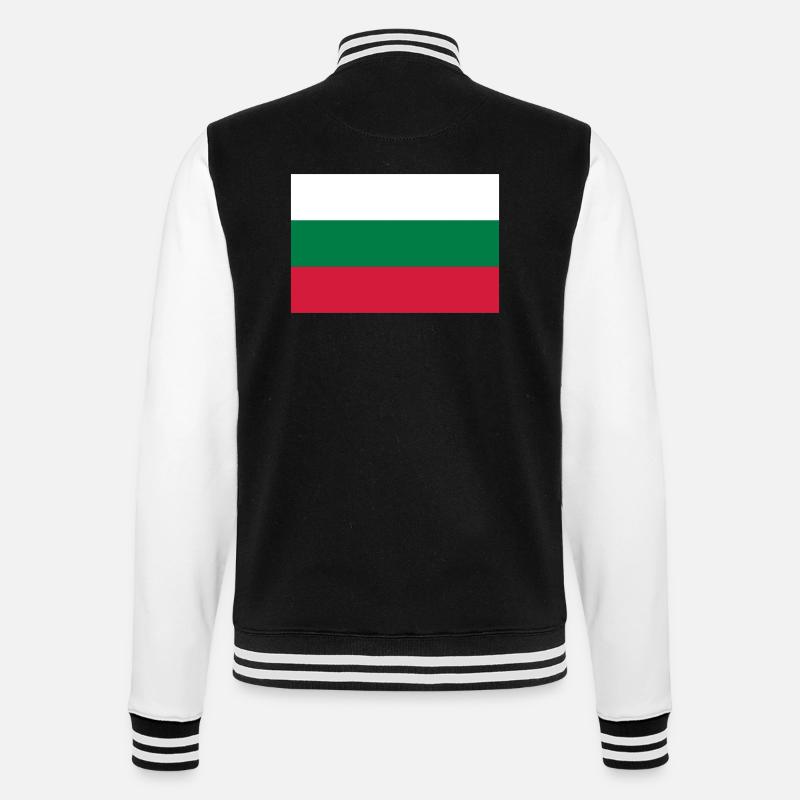 Bulgaria - College Sweat Jacket - black/white