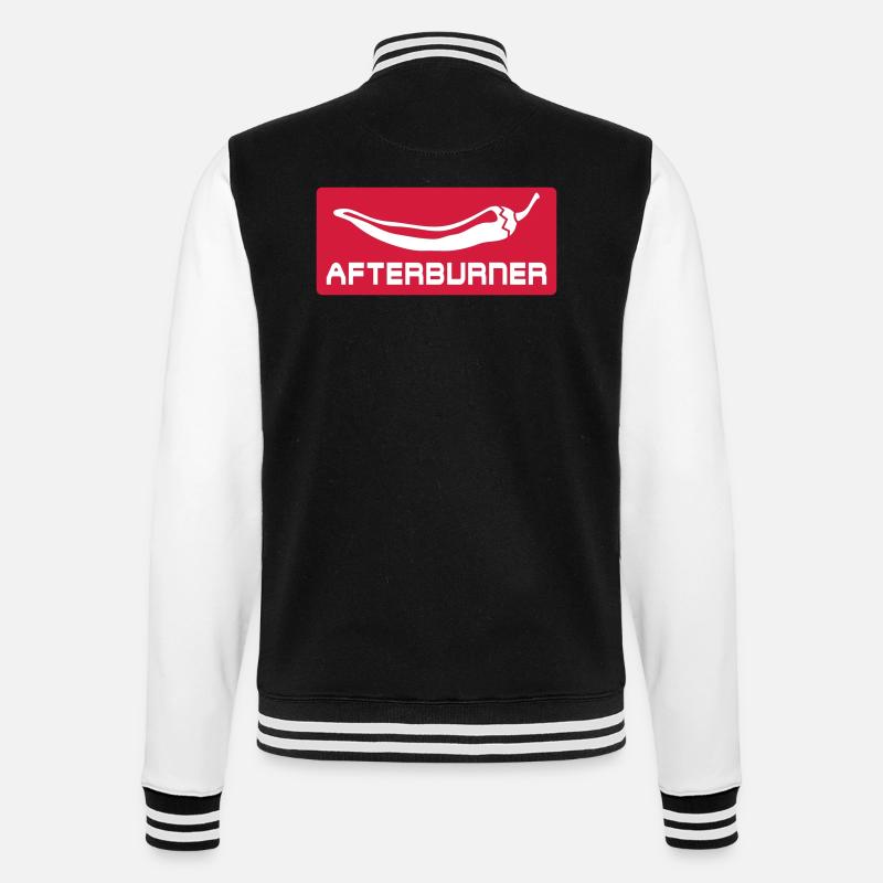 Afterburner - Chili brûle deux fois - Veste Teddy - noir/blanc