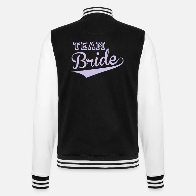 Team Bride 02 - Veste Teddy - noir/blanc