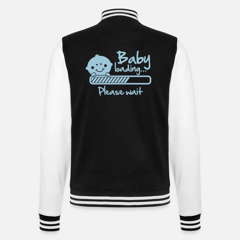 Baby loading - please wait - Veste Teddy - noir/blanc