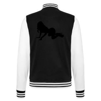 20 pin up - College-Sweatjacke - Schwarz/Weiß - Hinten - Marisol (170cm)
