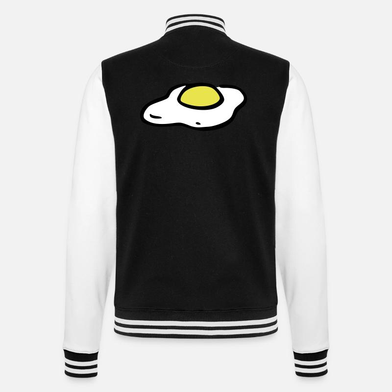 Egg - Veste Teddy - noir/blanc