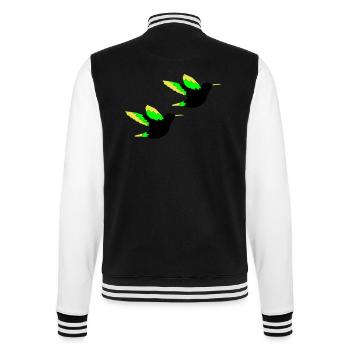 Hummingbird 02 - College Sweat Jacket - black/white - Back - Marisol (170cm)