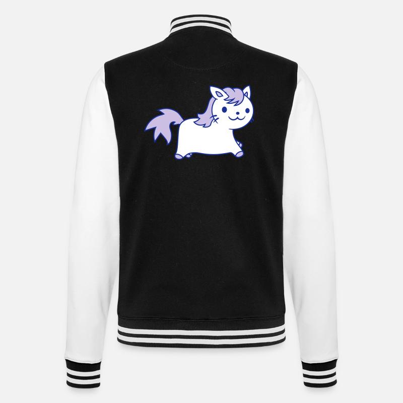 Little Pony Cat Face Équitation - Veste Teddy - noir/blanc