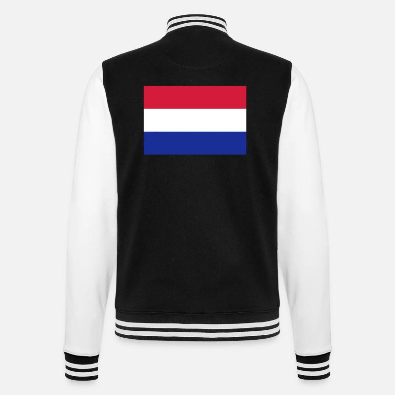 Pays-Bas - Veste Teddy - noir/blanc