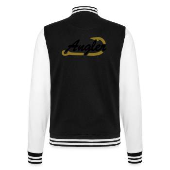 Angler - College-Sweatjacke - Schwarz/Weiß - Hinten - Marisol (170cm)