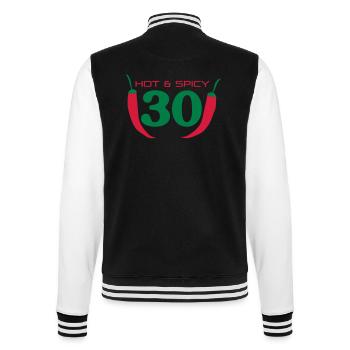 30_hot_spicy - Veste Teddy - noir/blanc - Dos - Marisol (170cm)