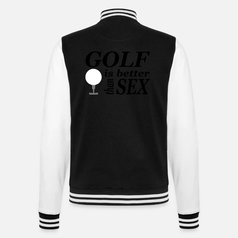 golf - College Sweat Jacket - black/white