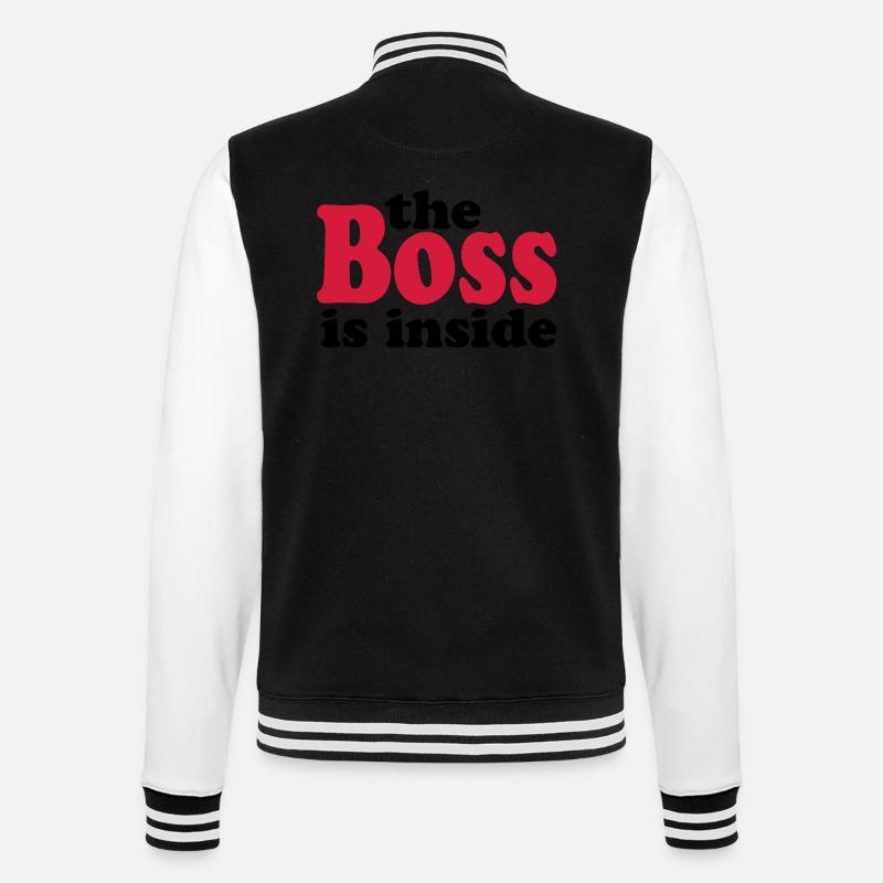 chef - Veste Teddy - noir/blanc