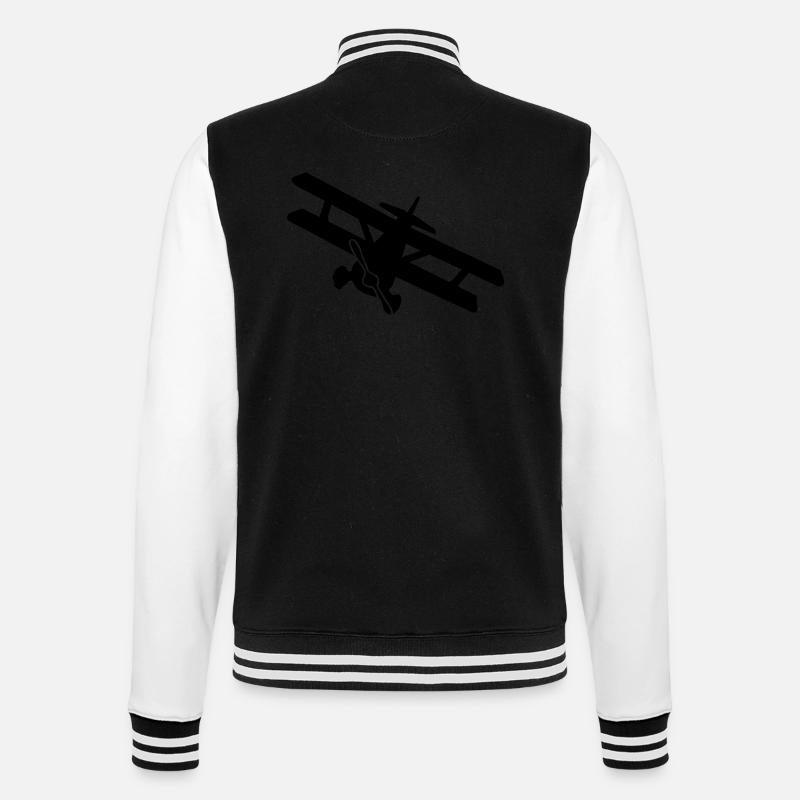 biplan_b1 - Veste Teddy - noir/blanc