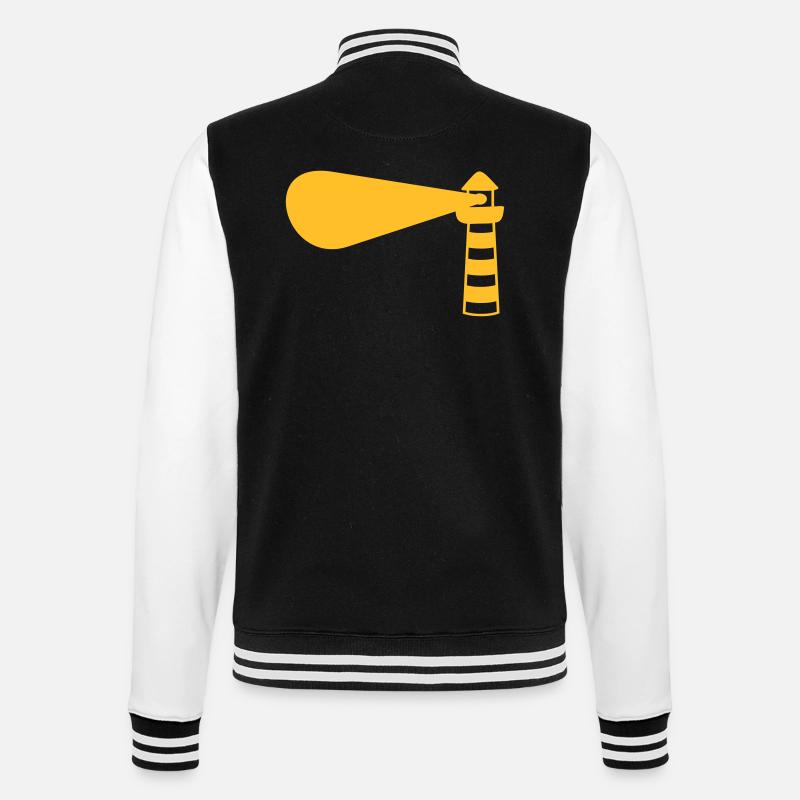 Light Tower Design - Veste Teddy - noir/blanc