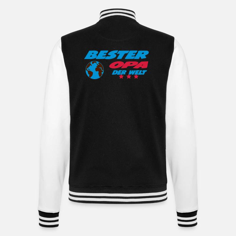 Bester OPA der welt - Veste Teddy - noir/blanc