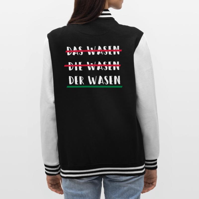 das die oder der Cannstatter Wasen Geschenk College-Sweatjacke