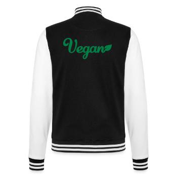 Vegan - Veste Teddy - noir/blanc - Dos - Marisol (170cm)