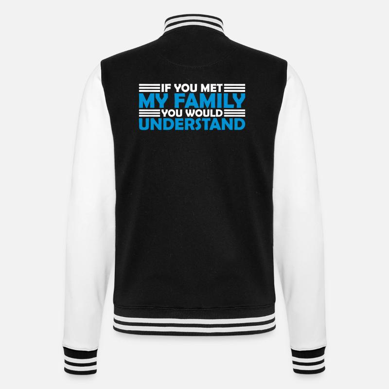 you would understand Zitat - College-Sweatjacke - Schwarz/Weiß