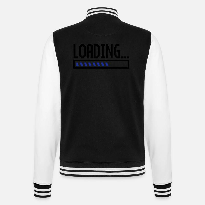 Loading - College Sweat Jacket - black/white