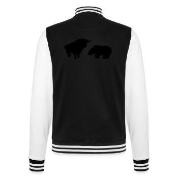 Börse - College-Sweatjacke - Schwarz/Weiß - Hinten - Marisol (170cm)