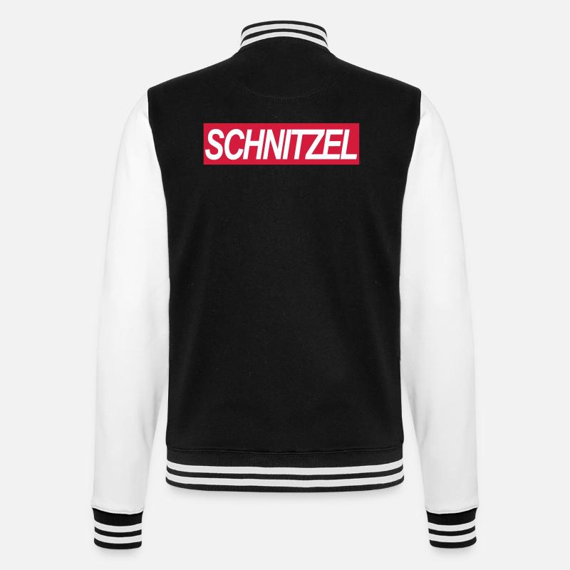 SCHNITZEL - College-Sweatjacke - Schwarz/Weiß