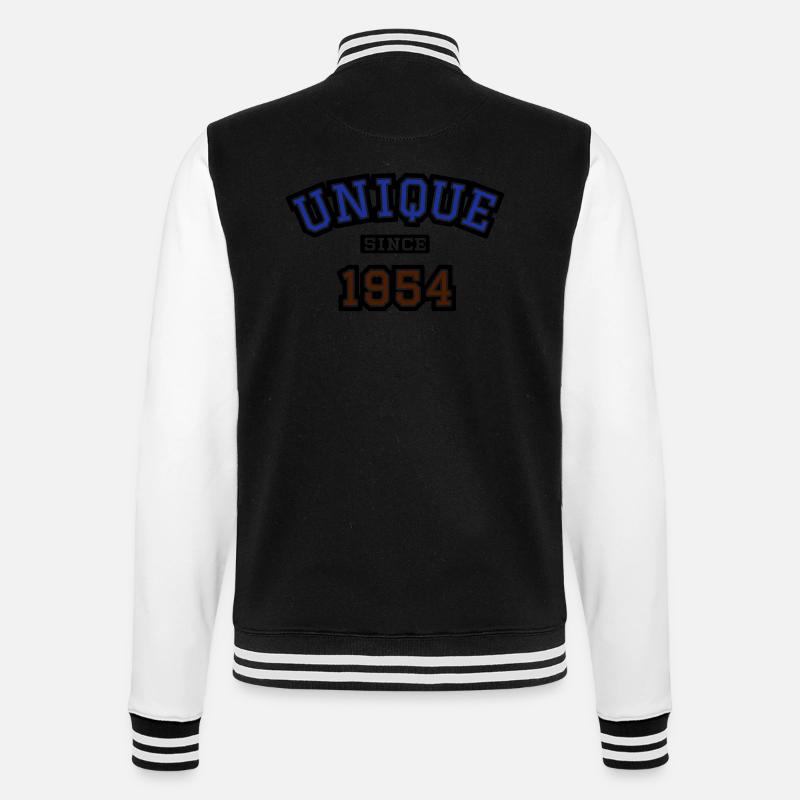 uni_1954 - Veste Teddy - noir/blanc