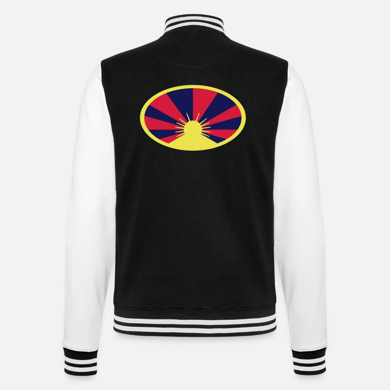Tibet - Veste Teddy - noir/blanc