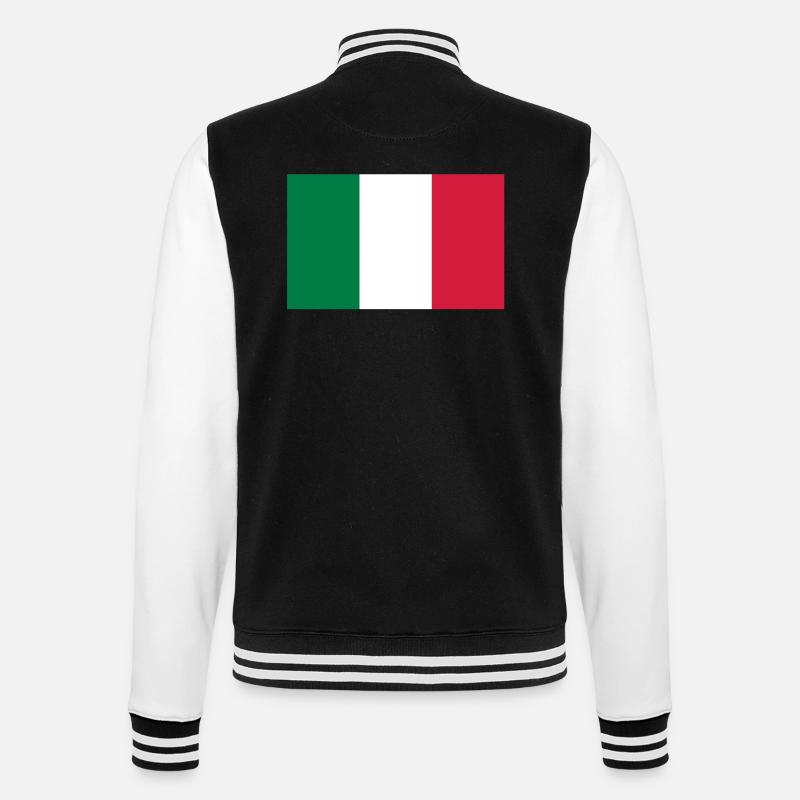 Mexiko - College-Sweatjacke - Schwarz/Weiß