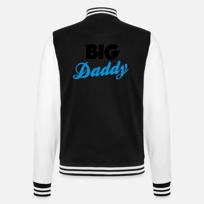 Daddy - College-Sweatjacke - Schwarz/Weiß